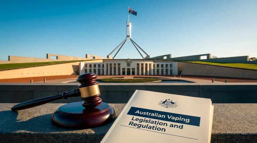 Australian Parliament House representing vaping legislation and regulation